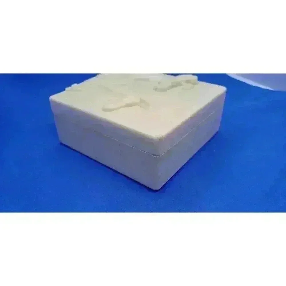 Vintage Celluloid Jewelry Trinket Box Art Deco 30s High Relief Deer Men Gift